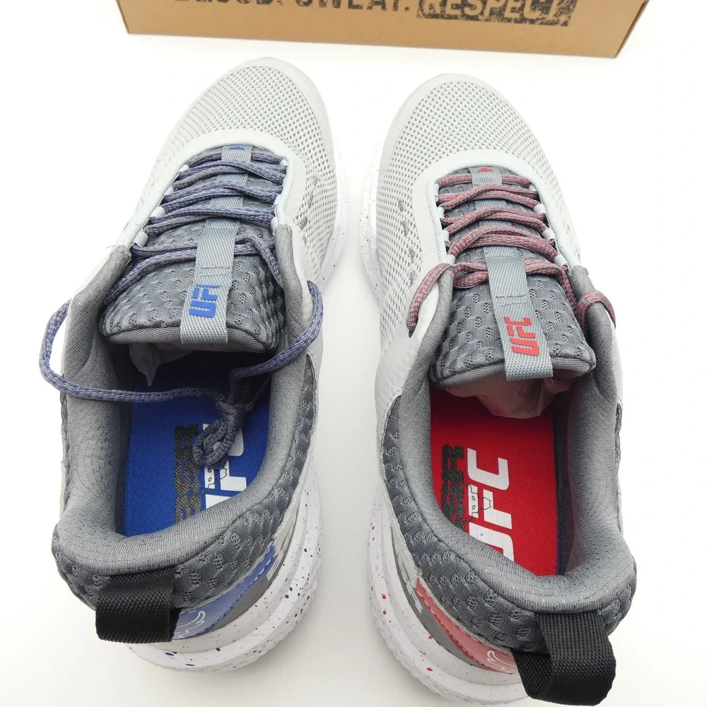 Under Armour Project Rock BSR 5 UFC Mens 14 Grey Training Shoes 3028283-011 NEW